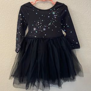 NEW Cotton On Kids black stars tutu dress Size 2
